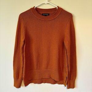 Banana Republic Knit Orange Crewneck Sweater Small